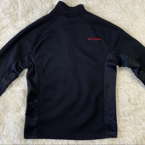 Women’s Spyder Half Zip Pullover Sweater Black Med - Picture 7 of 12
